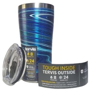 TERVIS Traveler Stainless Steel Tumbler Triple Copper Lined Insulation 20 oz NWT